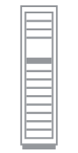 An icon of an 18-inch wine column.