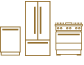 A series of icons of different appliances.