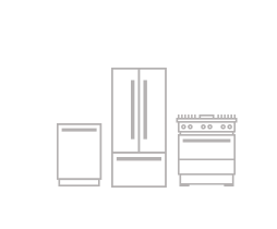 A series of icons of different appliances. A series of icons of different appliances.