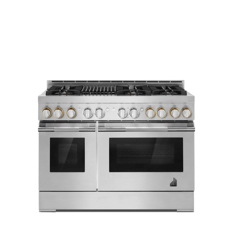 A 48" RISE™ Gas Range.