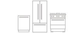 A series of icons of different appliances.
