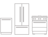 A series of icons of different appliances.
