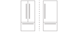 A set of two built-in refrigerator icons.