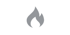 A flame icon.