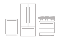 A series of icons of different appliances.