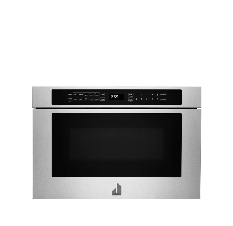 A 24” RISE™ Microwave Drawer.