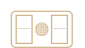 A downdraft cooktop.