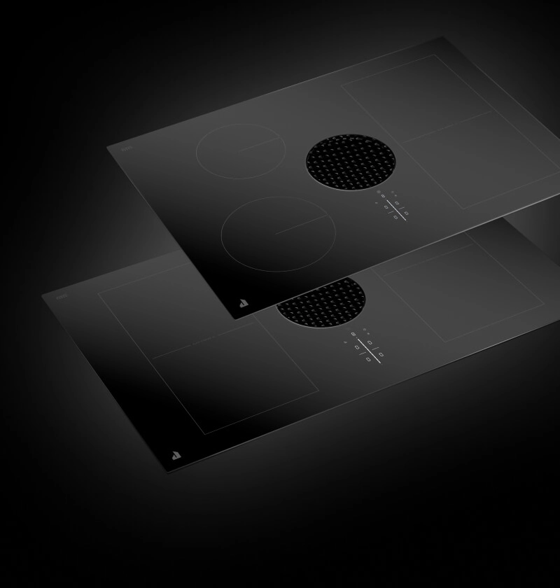 Two downdraft cooktops.