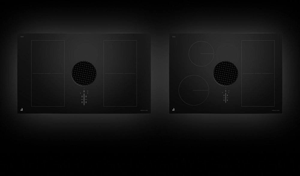 Two downdraft cooktops.