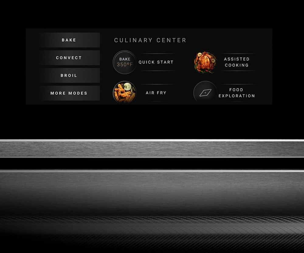 The vibrant settings on the new, larger screen.