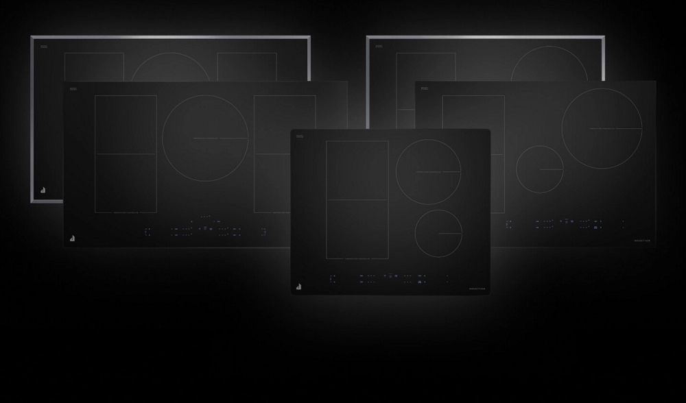 A variety of cooktops