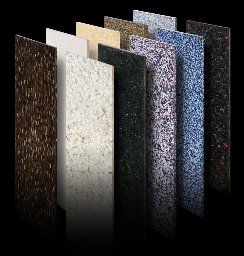 A collection of Elements Collection swatches