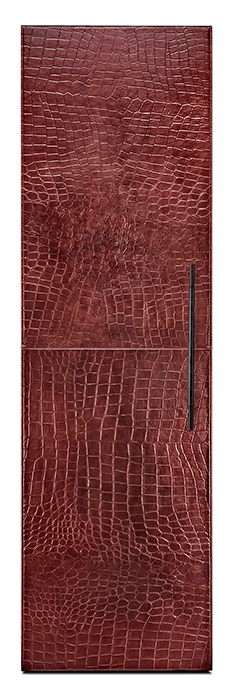 A Croc leather Cuts Collection panel.