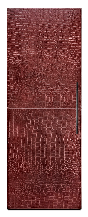 A Croc leather Cuts Collection panel.
