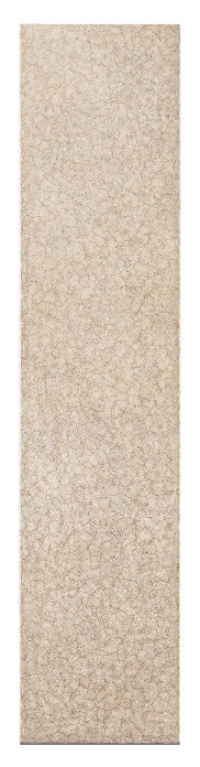 A 18-inch column panel in Eggshell Crackle Taupe