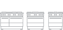 A series of three range icons.