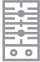 An icon of a gas custom cooktop module.