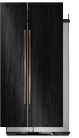 A JennAir® 42-inch side-by-side refrigerator.