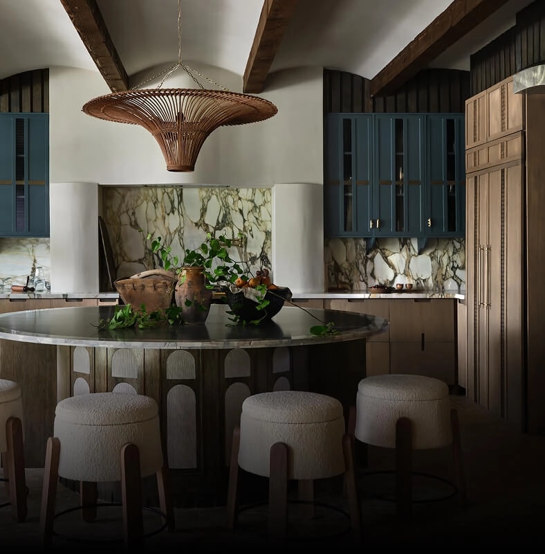 A beautiful luxury kitchen.