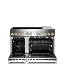 An open JennAir® Range.