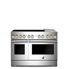 An open JennAir® Range.