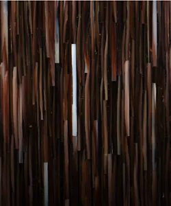 A pinstripe pattern in various shades of brown made out of dark Pen shell.